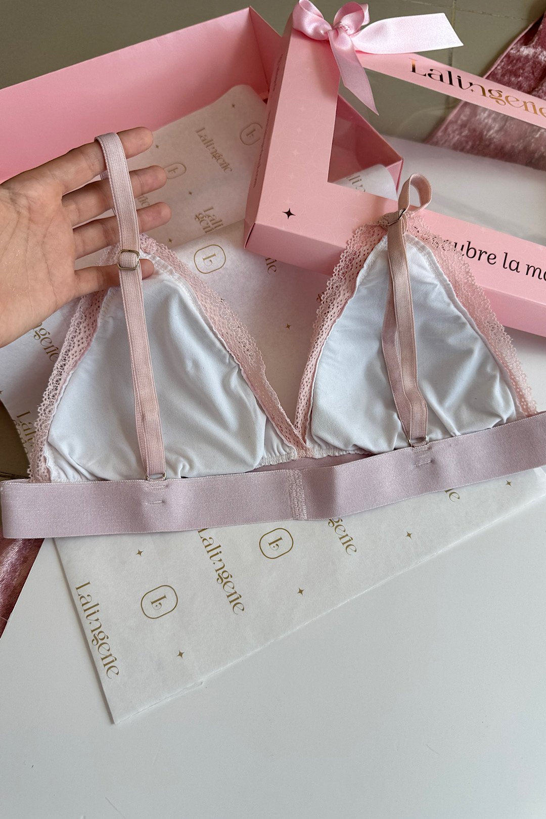 BRALETTE BIANCA ROSA