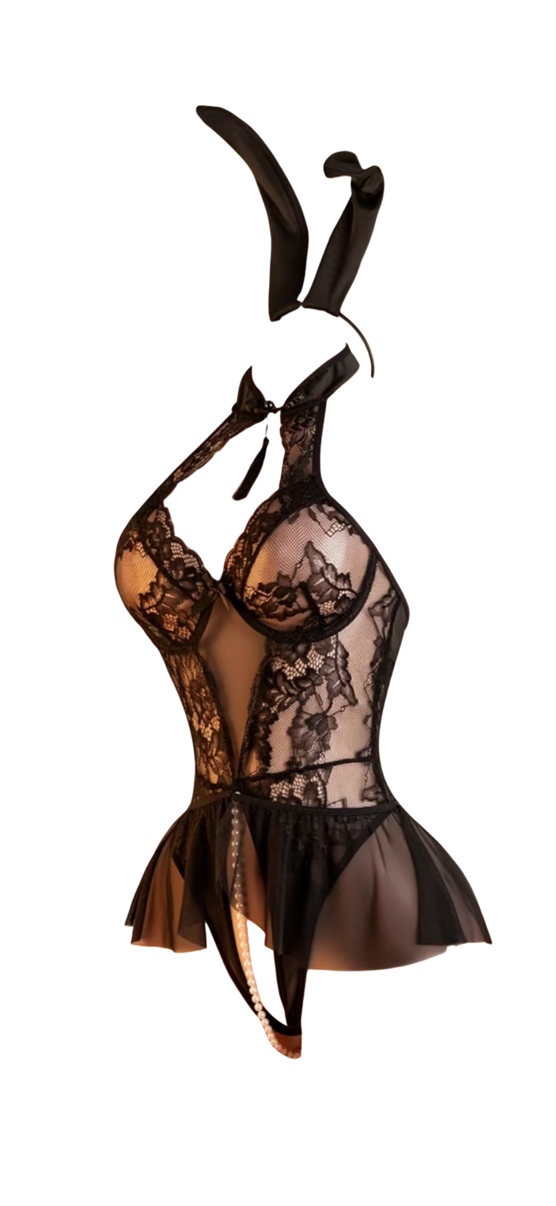 PRE VENTA DISFRAZ BLACK BUNNY PEARL