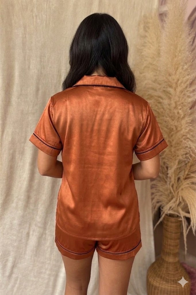 PIJAMA LORENA TERRACOTA