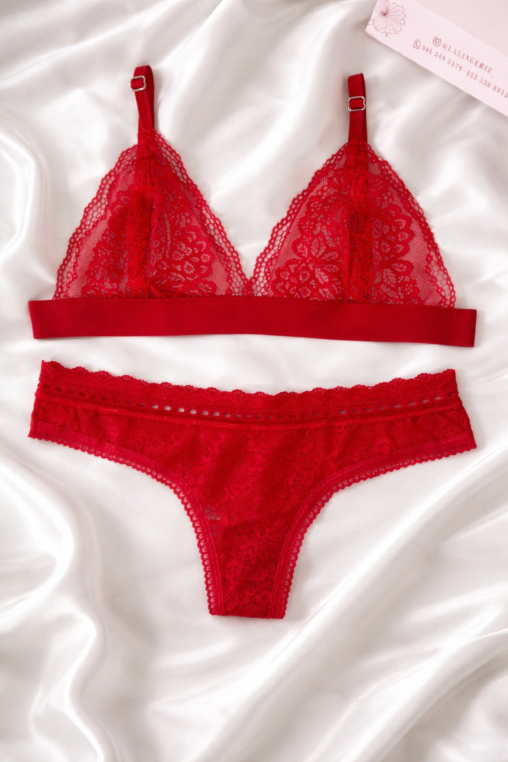 CONJUNTO AMÉLIE ROJO