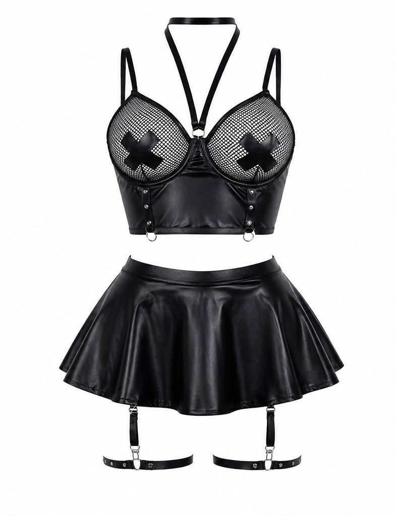 PRE VENTA DISFRAZ LEATHER TEASE