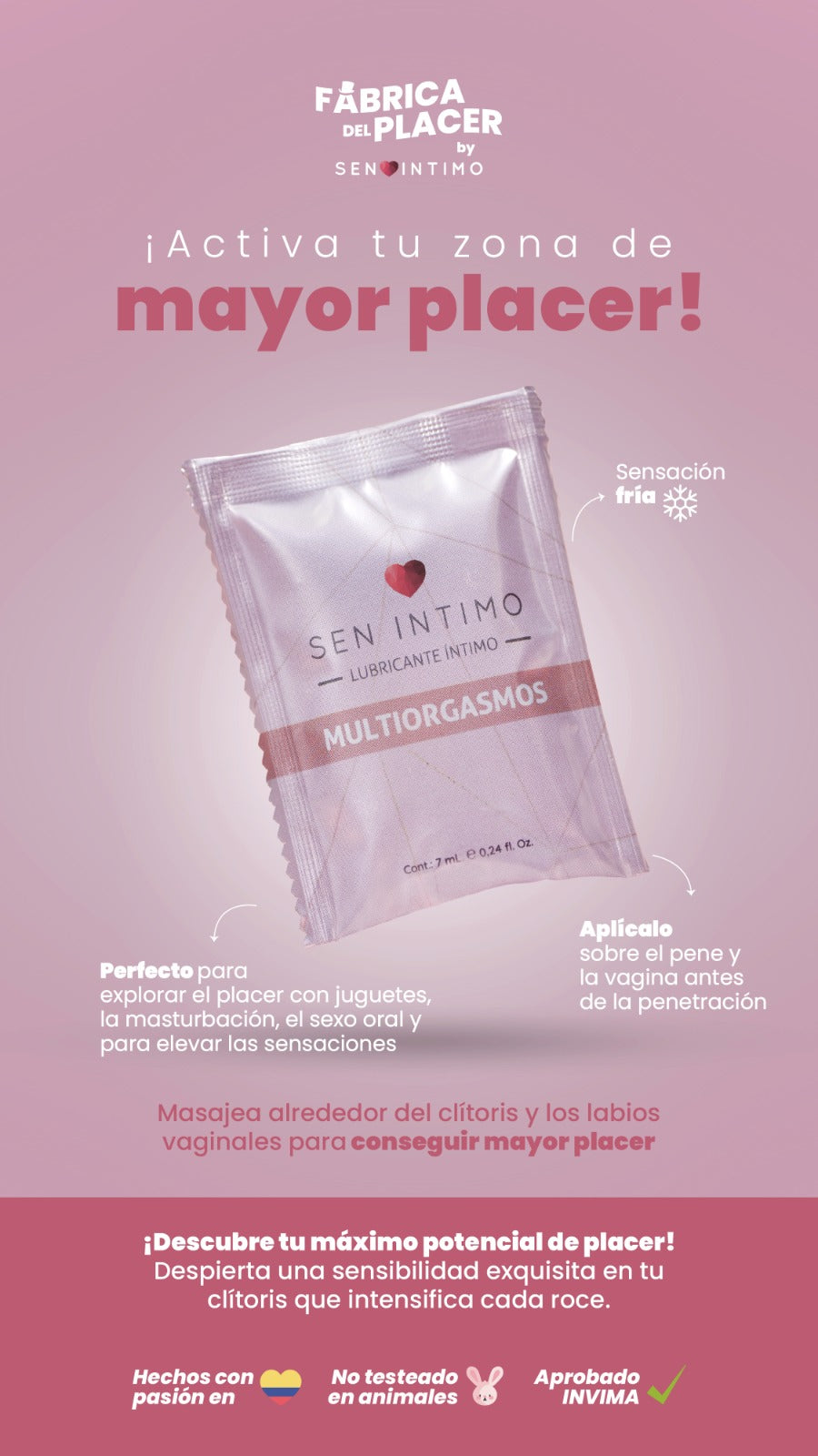 LUBRICANTE MULTIORGASMO SACHET