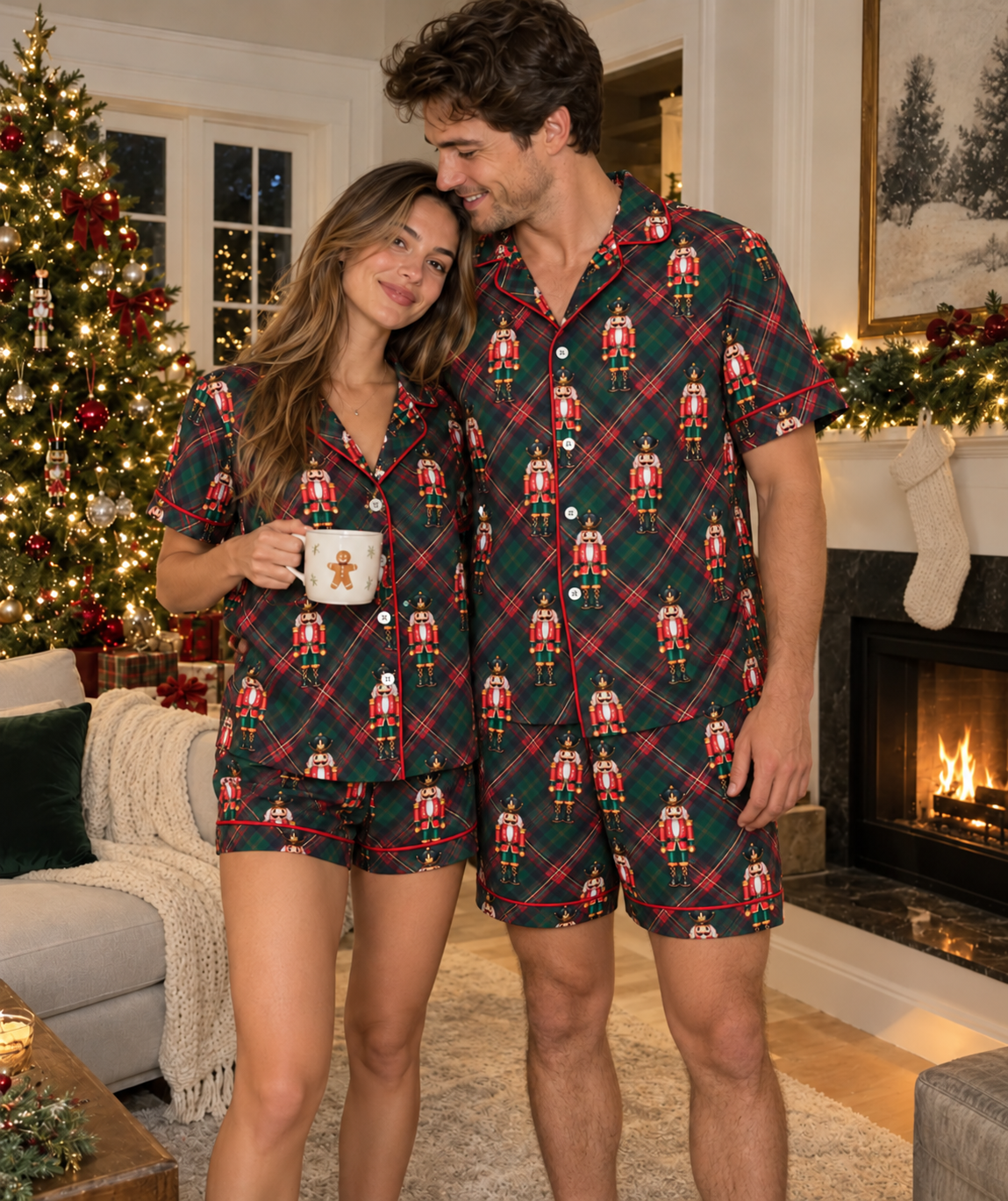 PRE VENTA CASCANUECES PIJAMA CORTA HOMBRE