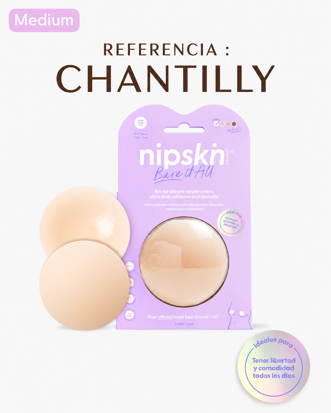 CUBREPEZONES ADHESIVOS REUTILIZABLES NIPSKIN