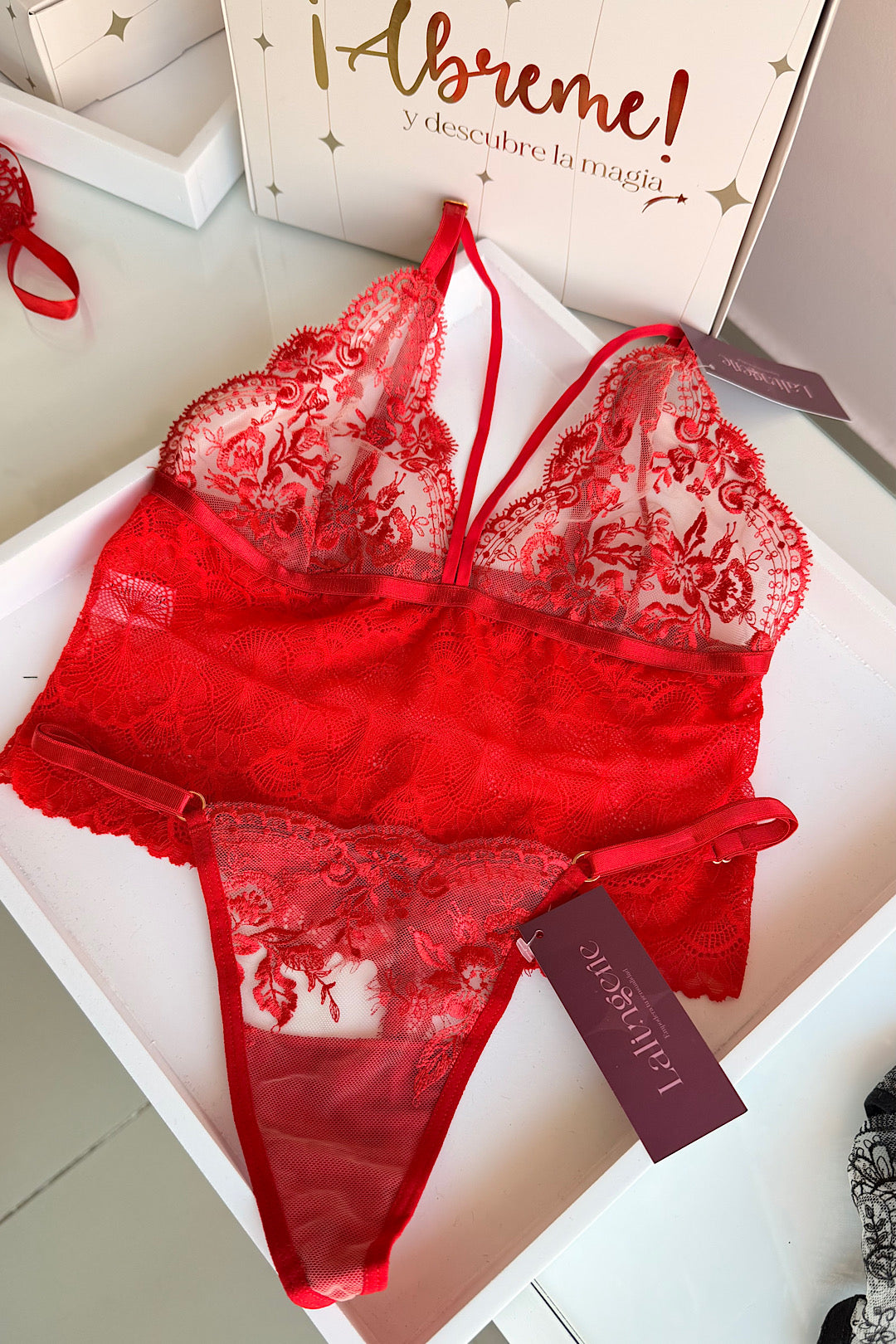CONJUNTO DESIREE ROJO
