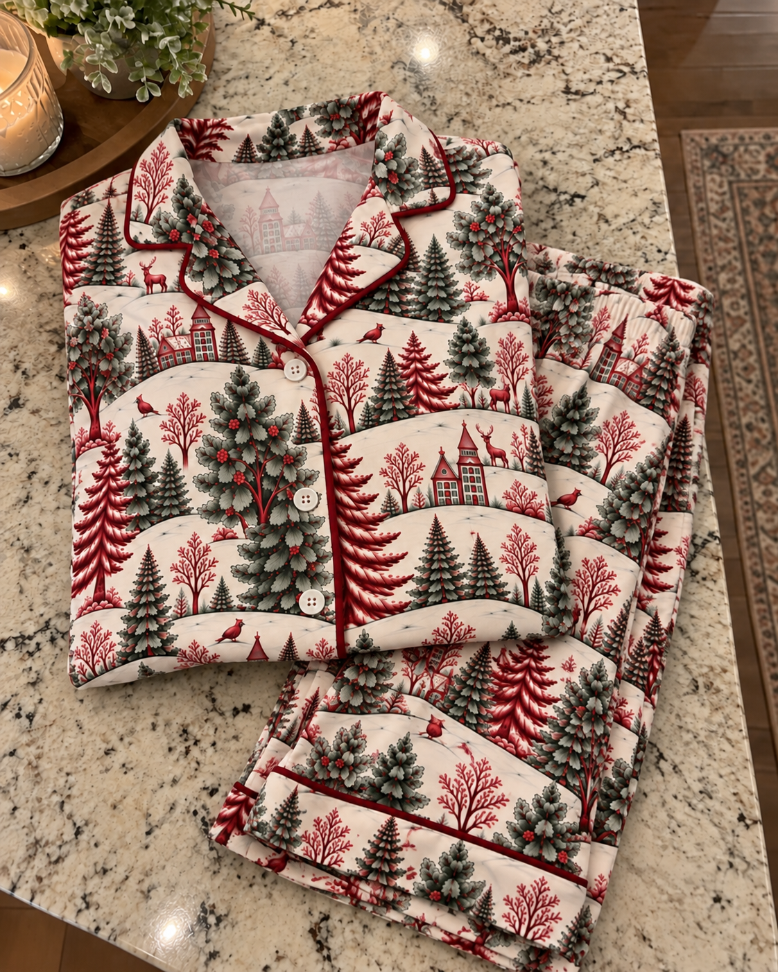 PRE VENTA PIJAMA LARGA SANTA´S VILLAGE HOMBRE