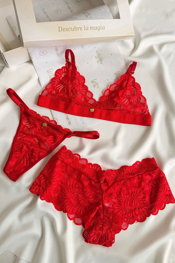 TRIO MOLLY ROJO