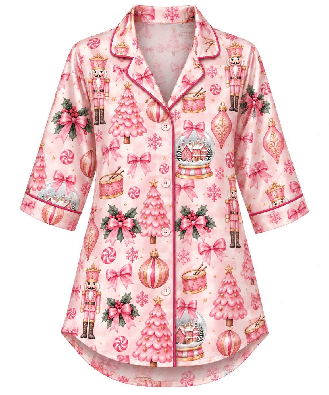 PRE VENTA PIJAMA BLUSON PINK WONDERLAND MUJER