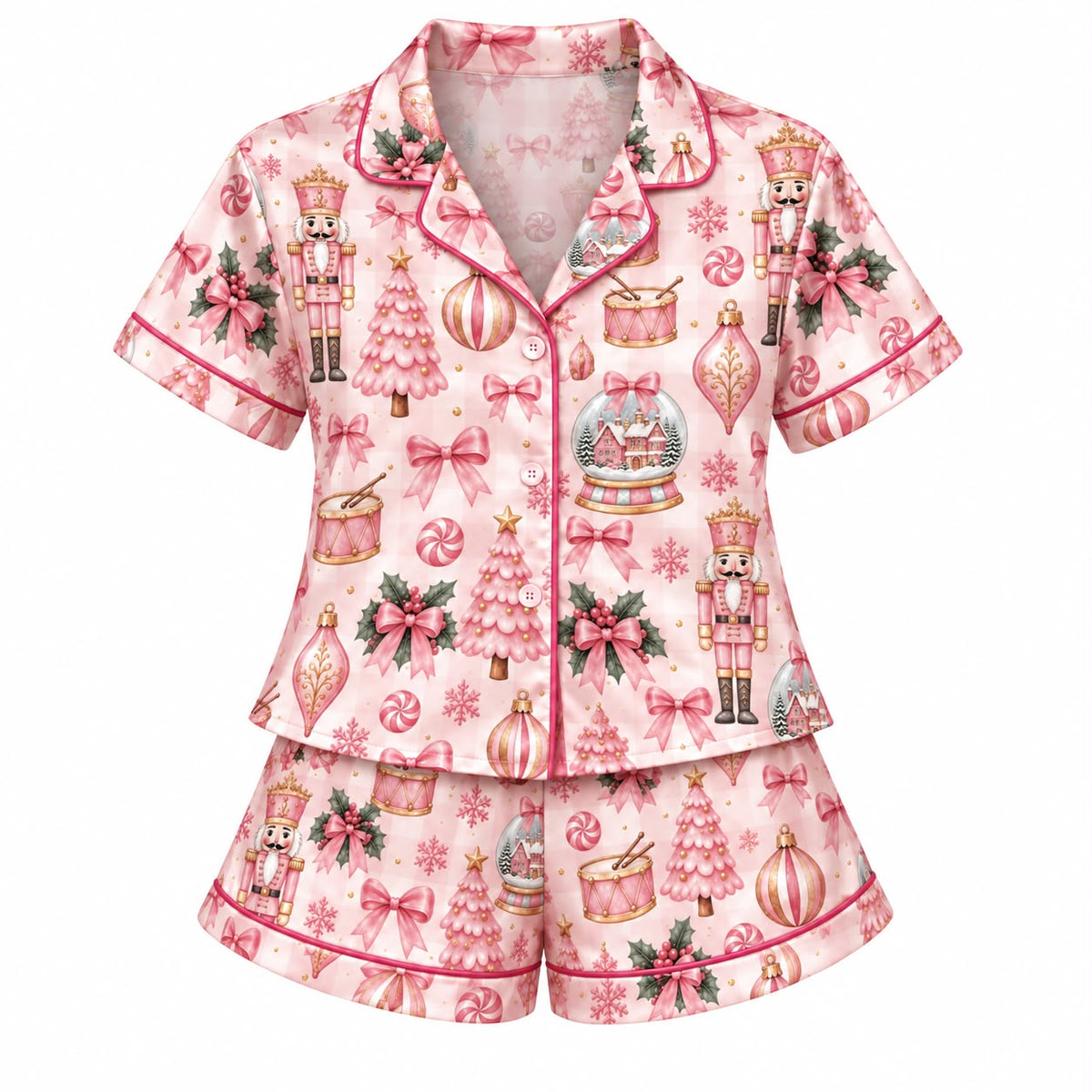 PRE VENTA PIJAMA CORTA PINK WONDERLAND MUJER