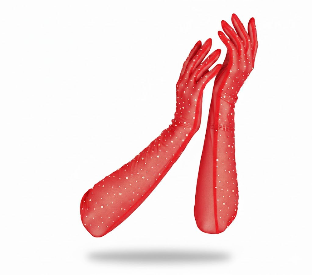 GUANTES KRISTEL ROJO