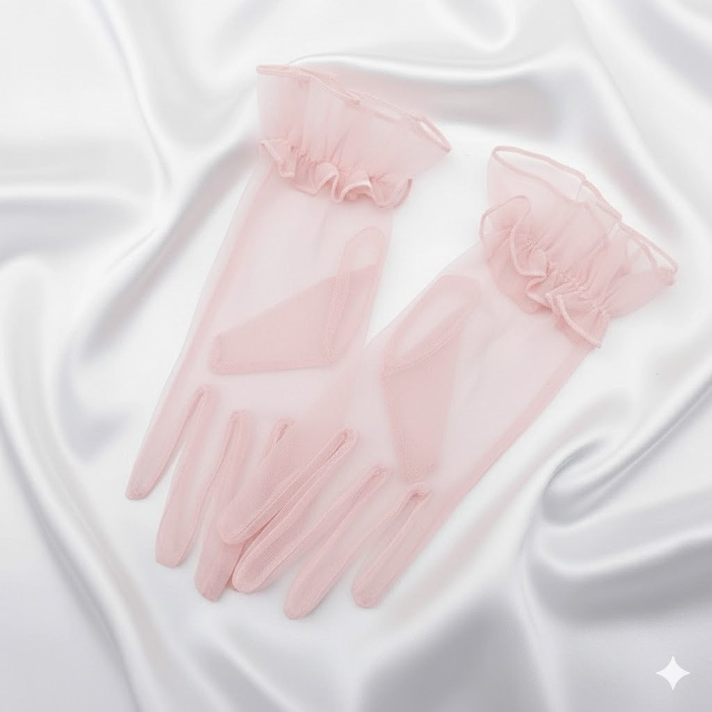 GUANTES VALENTINO  ROSA