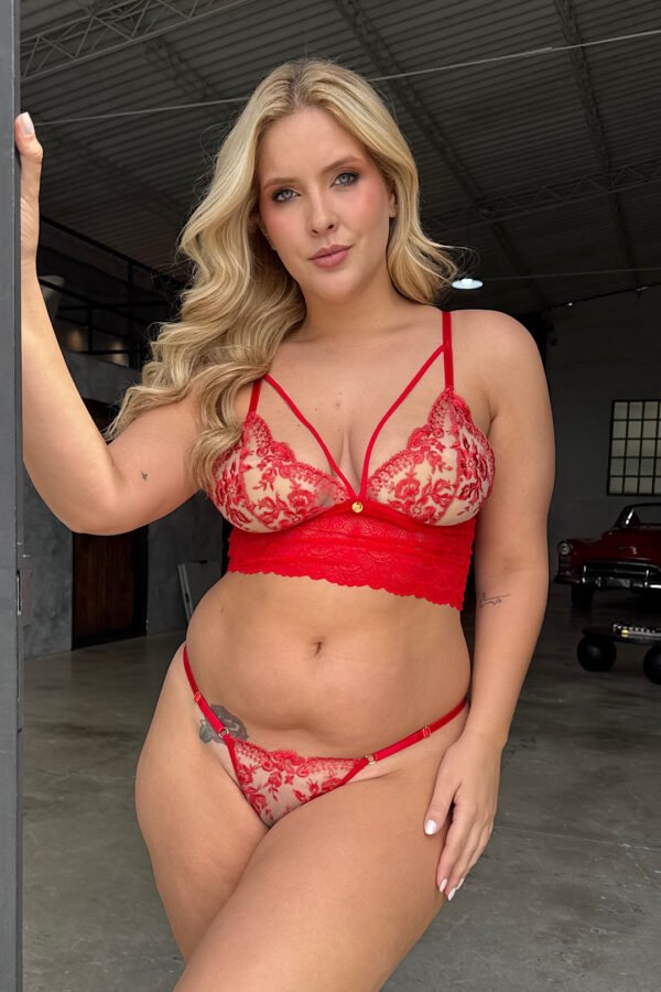 CONJUNTO DESIREE ROJO